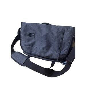 Swiss Gear Shoulder Bag 2 Large Inner Pocket Net Pouches Blue Gray Straps